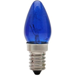 LAMPADA CHUPETA 7W X 127V AZUL 10PÇ A.SANTOS 2311