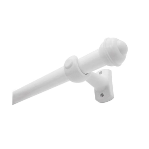 VARAO DE CORTINA BRANCO 3,0M (1,5M+1,5M) 19MM