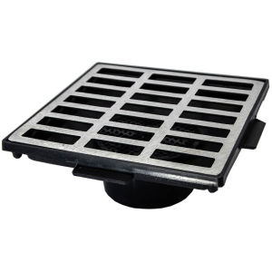 GRELHA, EM ,ALUMINIO, COM, COLETOR , 20X20, AS029