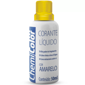 CORANTE CHEMICOLOR LIQUIDO AMARELO 50ML (FD: 12UN)