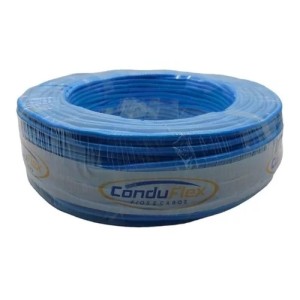 FIO CABO FLEXIVEL 4,0MM 100M TECHFIO 034 AZUL