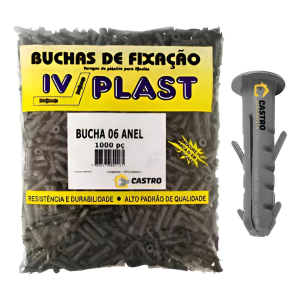 BUCHA COMUM 06MM C/ANEL (PCT: 1000PC)