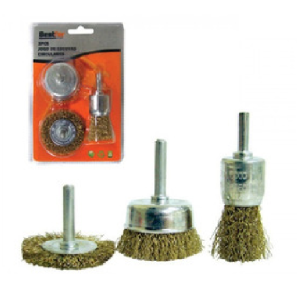 ESCOVA CIRCULAR C/HASTE 3PÇS BESTFER BFH0104